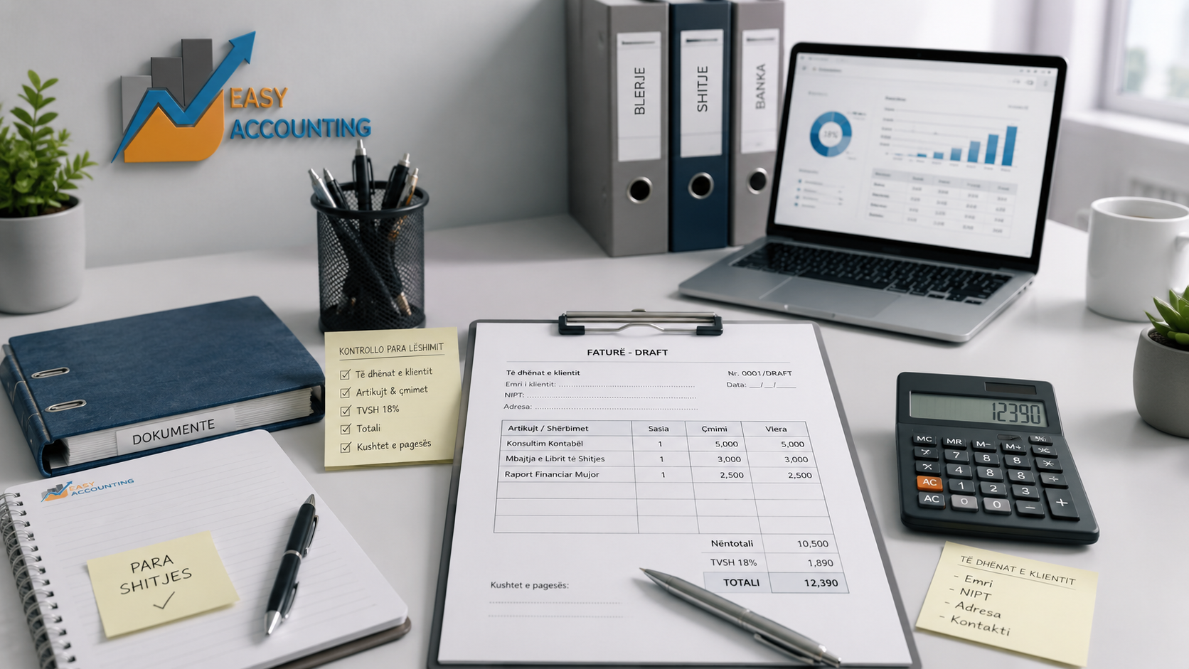 Fatura e saktë fillon para shitjes: të dhënat që duhet të kontrollohen - Easy Accounting