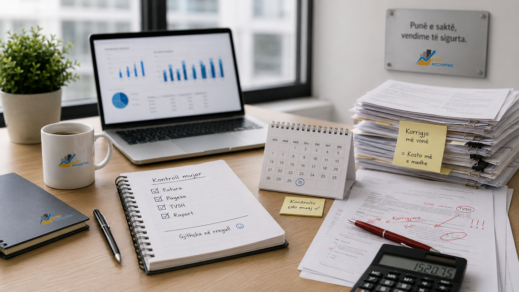 Kontrolli mujor kushton më pak se korrigjimi i gabimeve në fund të vitit - Easy Accounting